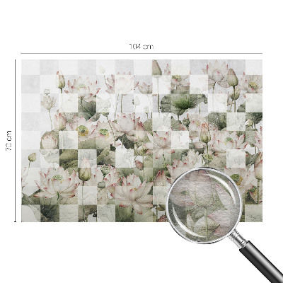 Fotografická tapeta vliesová Lotosové vzory