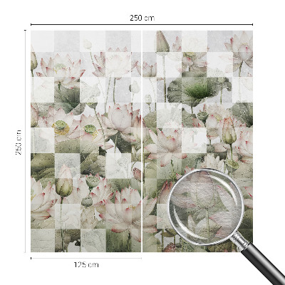 Fotografická tapeta vliesová Lotosové vzory