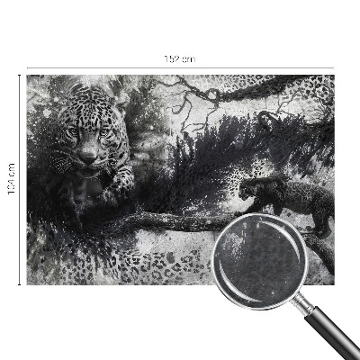 Fototapeta s potlačou na vliese Abstraktné leopardy