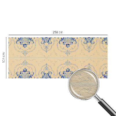 Dekoratívna fototapeta na stenu Modré ozdoby