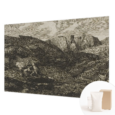 Moderná fototapeta s motívom horskej cesty