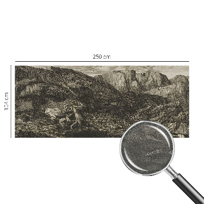 Moderná fototapeta Horská cesta