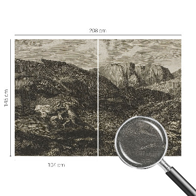 Moderná fototapeta Horská cesta