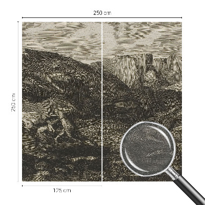 Moderná fototapeta Horská cesta