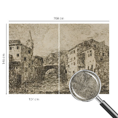 Moderná fototapeta na mieru Panoráma mesta