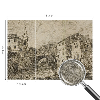 Moderná fototapeta na mieru Panoráma mesta