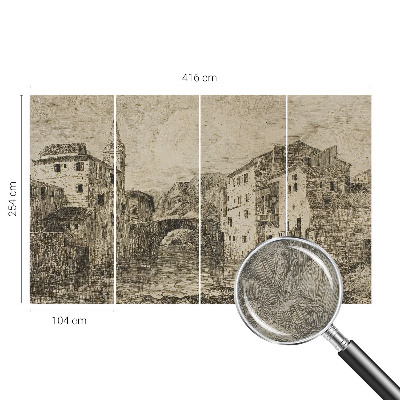 Moderná fototapeta na mieru Panoráma mesta