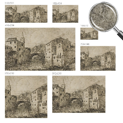 Moderná fototapeta na mieru Panoráma mesta