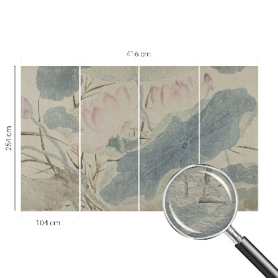 Fototapeta na mieru do obývačky Lotosové listy