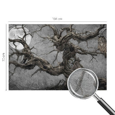 Vliesová fototapeta Tajomná sova