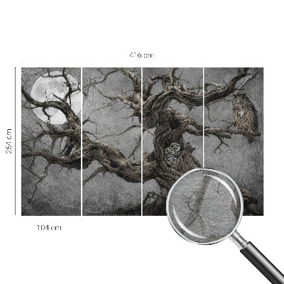 Vliesová fototapeta Tajomná sova