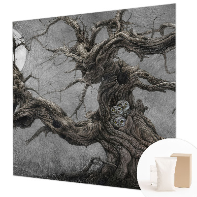 Vliesová fototapeta Tajomná sova