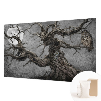 Vliesová fototapeta Tajomná sova