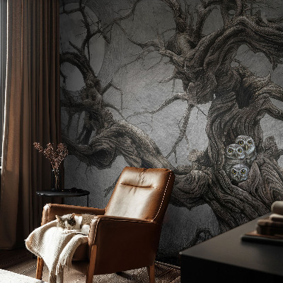 Vliesová fototapeta Tajomná sova