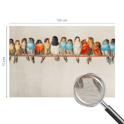 Fototapeta na mieru Vtáky na konári