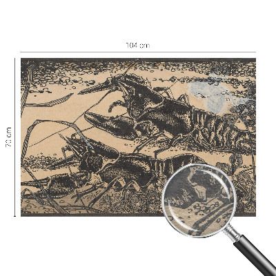 Fotografická tapeta na vliese Vodný rak