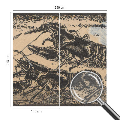 Fotografická tapeta na vliese Vodný rak