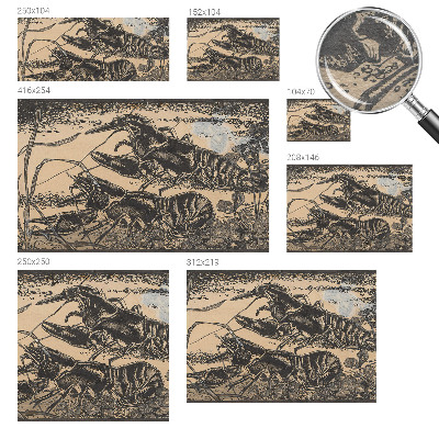 Fotografická tapeta na vliese Vodný rak