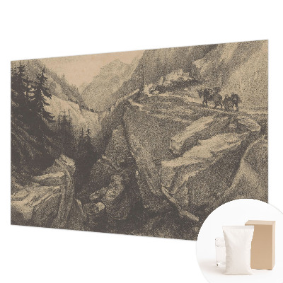 Fototapeta s potlačou na vliese Malebné hory