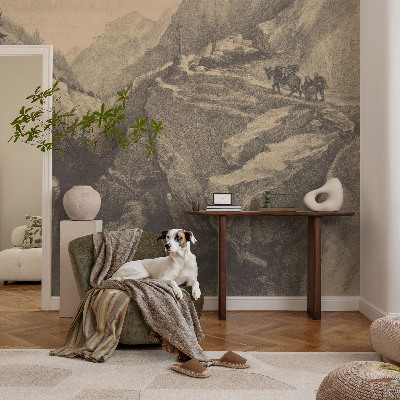 Fototapeta s potlačou na vliese Malebné hory