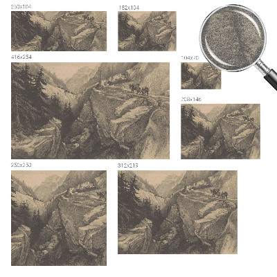 Fototapeta s potlačou na vliese Malebné hory