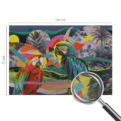 Vliesová fototapeta s potlačou Exotické vtáky