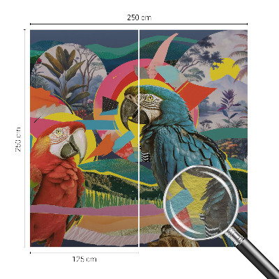 Vliesová fototapeta s potlačou Exotické vtáky