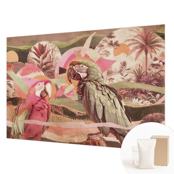 Moderná fototapeta na mieru Tropické vtáky
