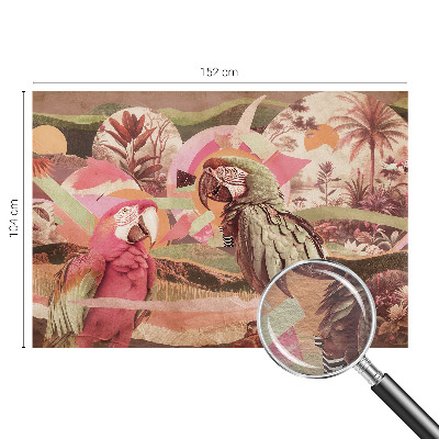 Moderná fototapeta na mieru Tropické vtáky