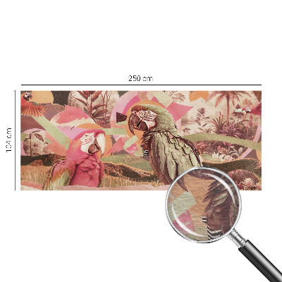 Moderná fototapeta na mieru Tropické vtáky