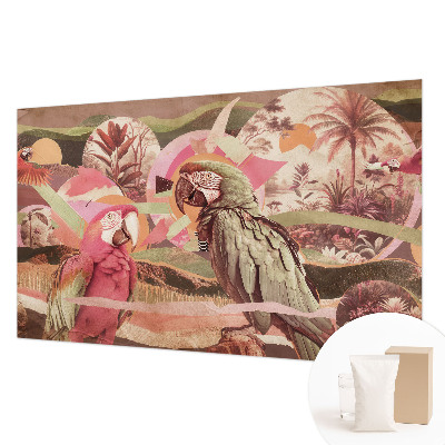 Moderná fototapeta na mieru Tropické vtáky