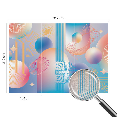 Vliesová fototapeta do spálne Farebná abstrakcia