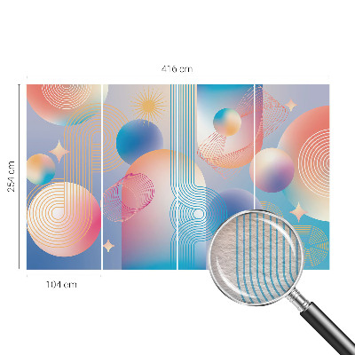 Vliesová fototapeta do spálne Farebná abstrakcia