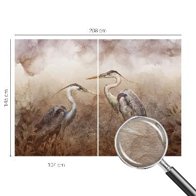 Vliesová fototapeta do obývačky Elegantné vtáky