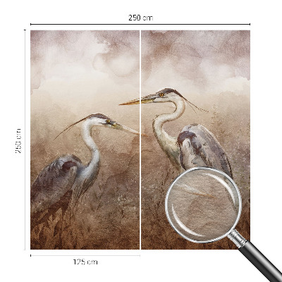 Vliesová fototapeta do obývačky Elegantné vtáky