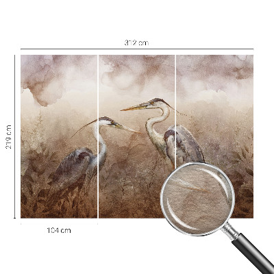 Vliesová fototapeta do obývačky Elegantné vtáky