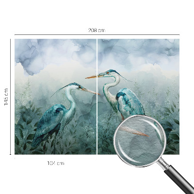 Vliesová fototapeta pre deti Vtáky prírody