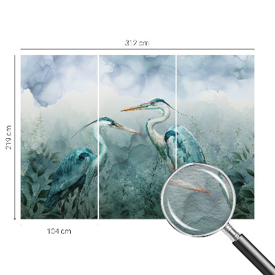 Vliesová fototapeta pre deti Vtáky prírody