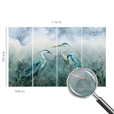 Vliesová fototapeta pre deti Vtáky prírody