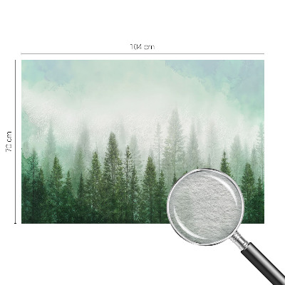 Moderná fototapeta Vlk v lese