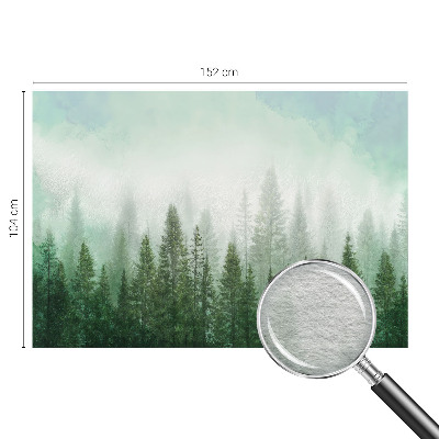 Moderná fototapeta Vlk v lese