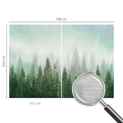 Moderná fototapeta Vlk v lese