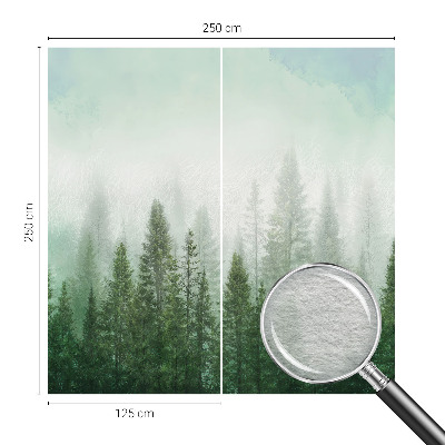 Moderná fototapeta Vlk v lese