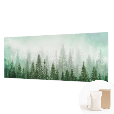 Moderná fototapeta Vlk v lese