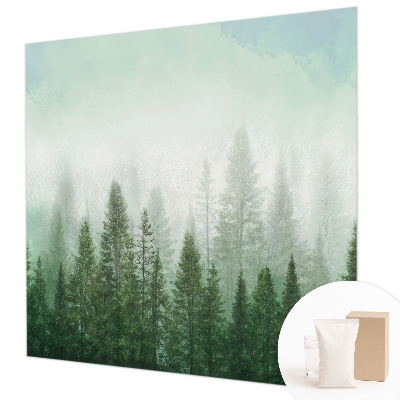 Moderná fototapeta Vlk v lese