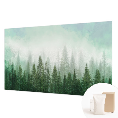 Moderná fototapeta Vlk v lese