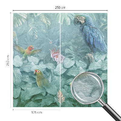 Luxusná tapeta Exotické vtáky