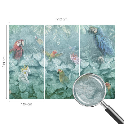 Luxusná tapeta Exotické vtáky