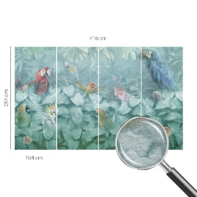 Luxusná tapeta Exotické vtáky