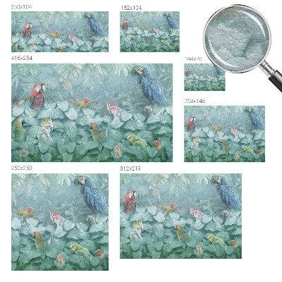 Luxusná tapeta Exotické vtáky